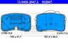 ATE 13.0460-2847.2 Brake Pad Set, disc brake